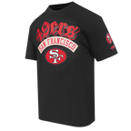 NFL SAN FRANCISCO 49ERS BEST OF MEN'S DROP SHOULDER TEE (BLACK)