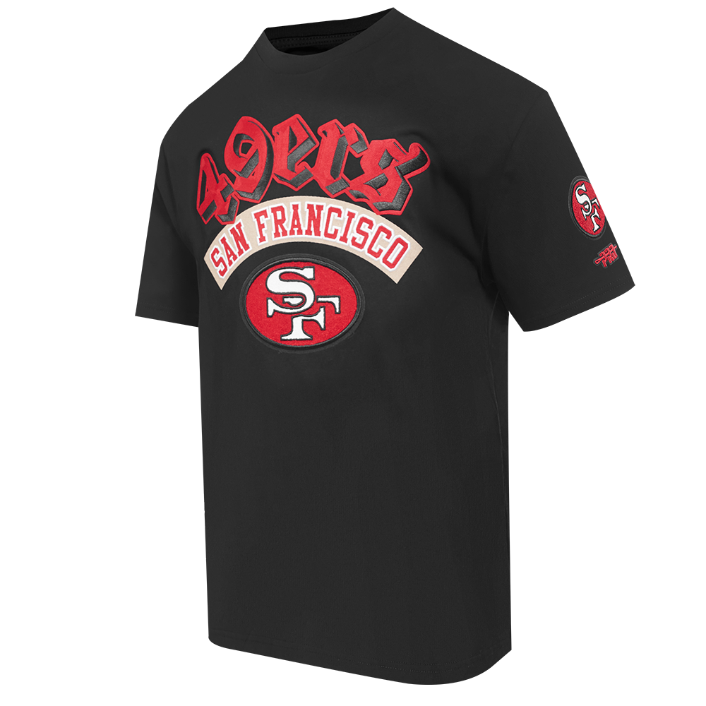 NFL SAN FRANCISCO 49ERS BEST OF MEN'S DROP SHOULDER TEE (BLACK)