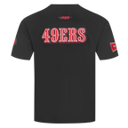 NFL SAN FRANCISCO 49ERS BEST OF MEN'S DROP SHOULDER TEE (BLACK)