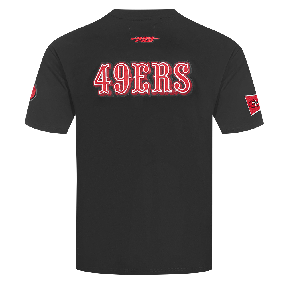 NFL SAN FRANCISCO 49ERS BEST OF MEN'S DROP SHOULDER TEE (BLACK)