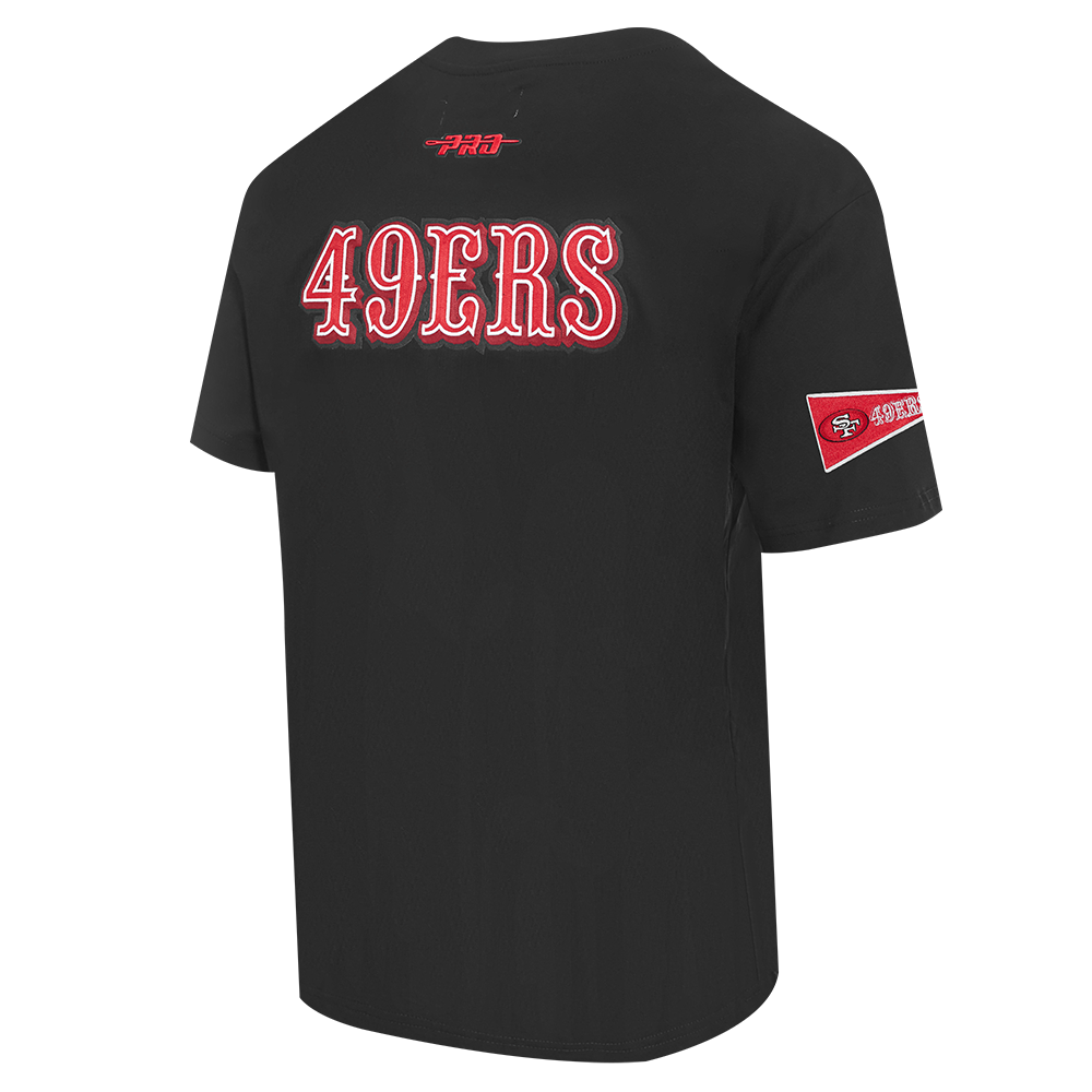 NFL SAN FRANCISCO 49ERS BEST OF MEN'S DROP SHOULDER TEE (BLACK)