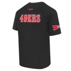 NFL SAN FRANCISCO 49ERS BEST OF MEN'S DROP SHOULDER TEE (BLACK)