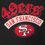 NFL SAN FRANCISCO 49ERS BEST OF MEN'S DROP SHOULDER TEE (BLACK)