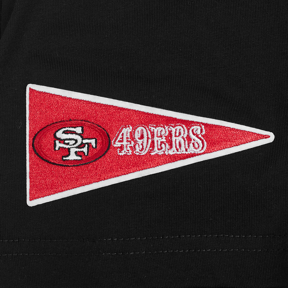 NFL SAN FRANCISCO 49ERS BEST OF MEN'S DROP SHOULDER TEE (BLACK)