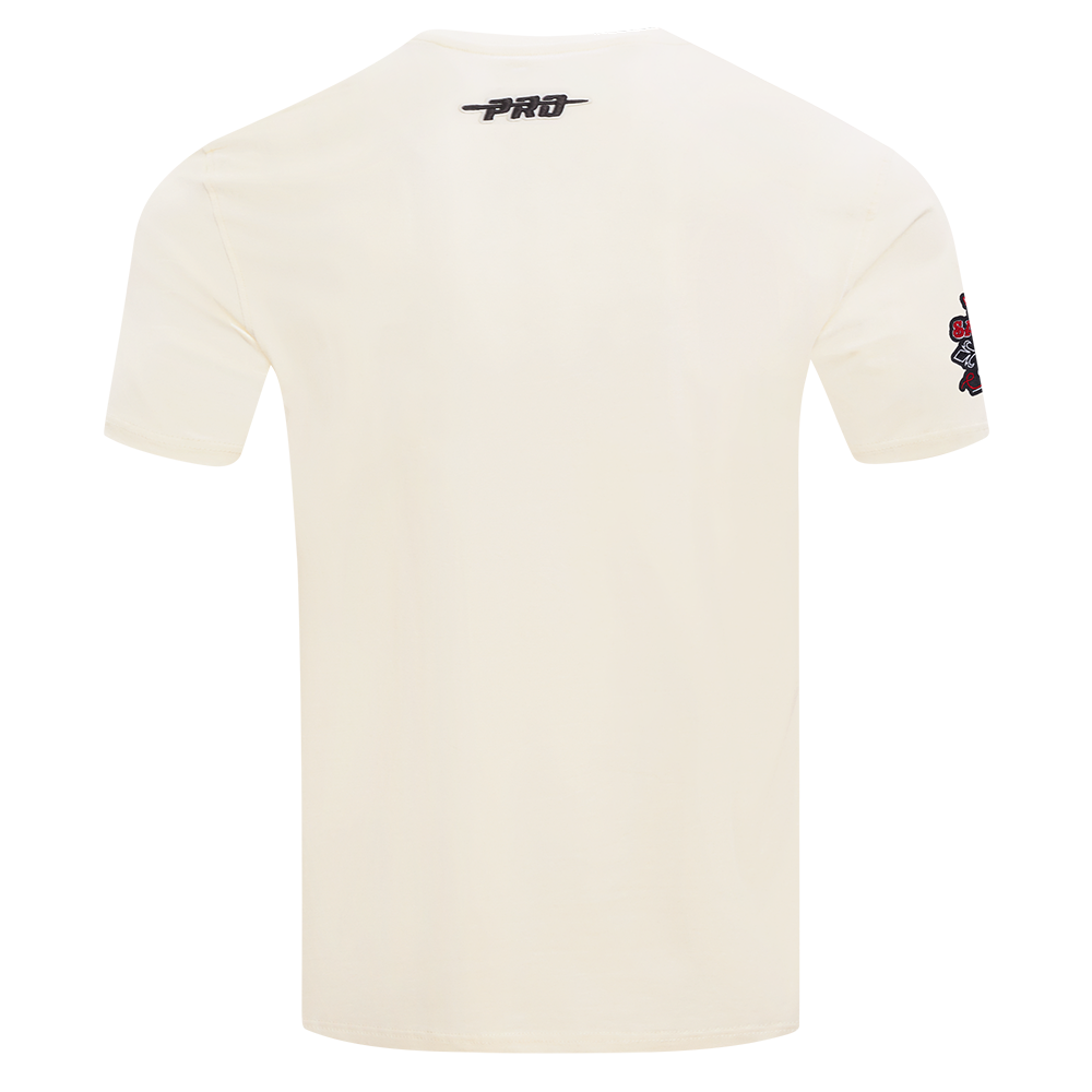 NFL SAN FRANCISCO 49ERS REBEL ATHLETICS T-SHIRT EN JERSEY SIMPLE À LOGO EMPILÉ POUR HOMME (COQUILLE D'ŒUF)