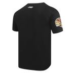 NFL SAN FRANCISCO 49ERS TEAM BADGE T-SHIRT EN JERSEY SIMPLE POUR HOMME (NOIR)