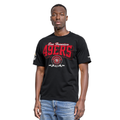 NFL SAN FRANCISCO 49ERS TEAM BADGE T-SHIRT EN JERSEY SIMPLE POUR HOMME (NOIR)