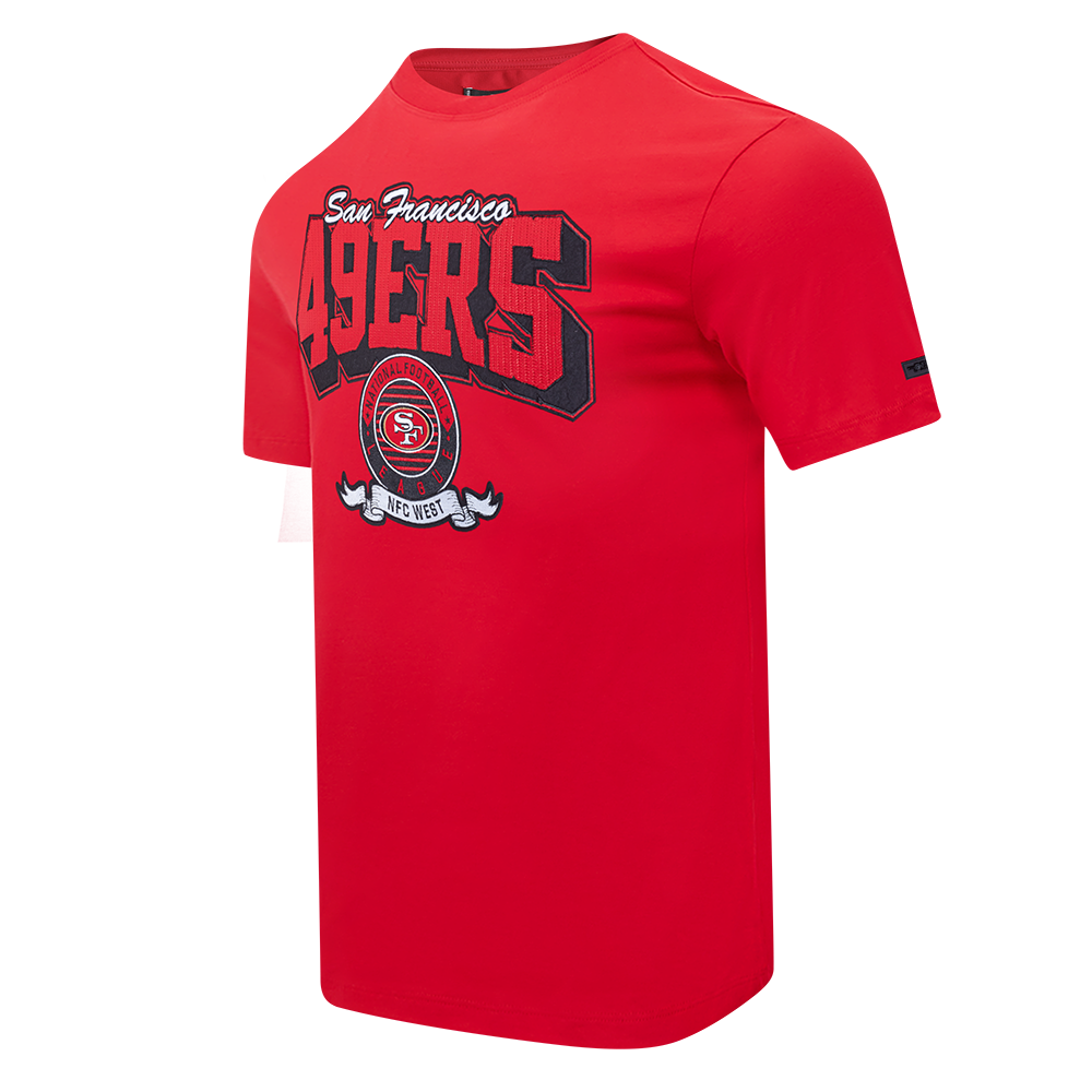 NFL SAN FRANCISCO 49ERS TEAM BADGE MEN'S SJ TEE (RED)