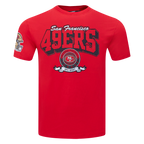 NFL SAN FRANCISCO 49ERS TEAM BADGE MEN'S SJ TEE (RED)