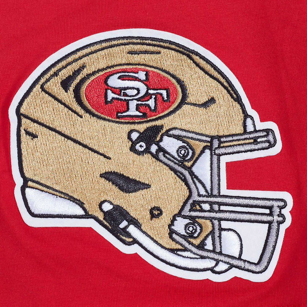 NFL SAN FRANCISCO 49ERS TEAM BADGE MEN'S SJ TEE (RED)
