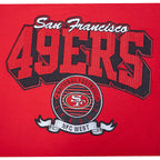 NFL SAN FRANCISCO 49ERS TEAM BADGE MEN'S SJ TEE (RED)