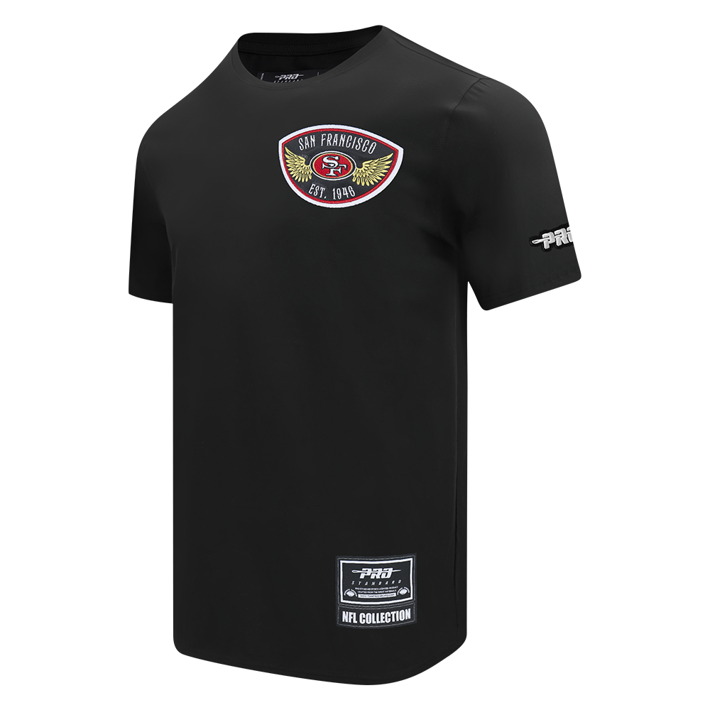 NFL SAN FRANCISCO 49ERS BORN FOR SPORT T-SHIRT EN JERSEY SIMPLE POUR HOMME (NOIR)