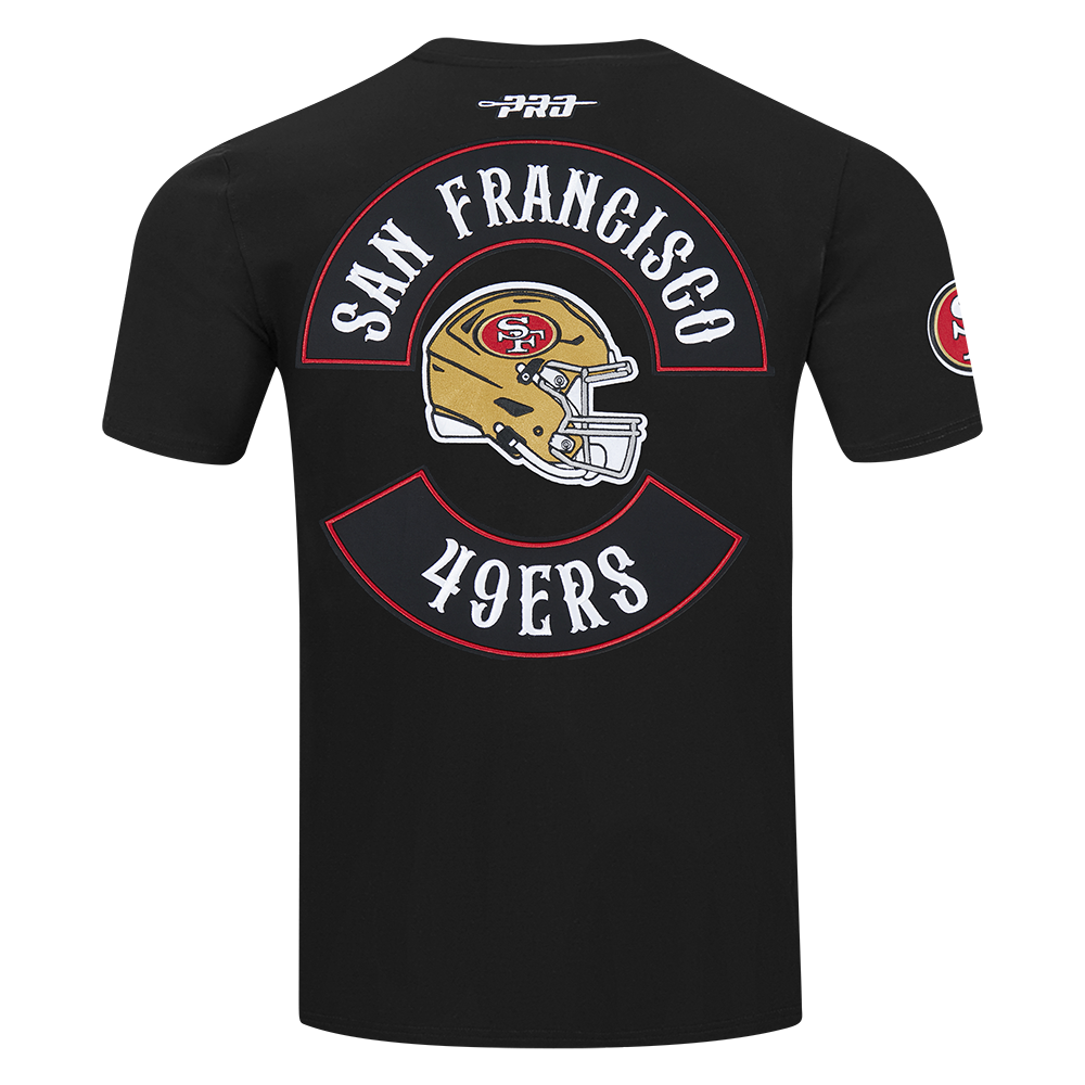 NFL SAN FRANCISCO 49ERS BORN FOR SPORT T-SHIRT EN JERSEY SIMPLE POUR HOMME (NOIR)