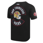 NFL SAN FRANCISCO 49ERS BORN FOR SPORT T-SHIRT EN JERSEY SIMPLE POUR HOMME (NOIR)