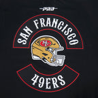 NFL SAN FRANCISCO 49ERS BORN FOR SPORT T-SHIRT EN JERSEY SIMPLE POUR HOMME (NOIR)