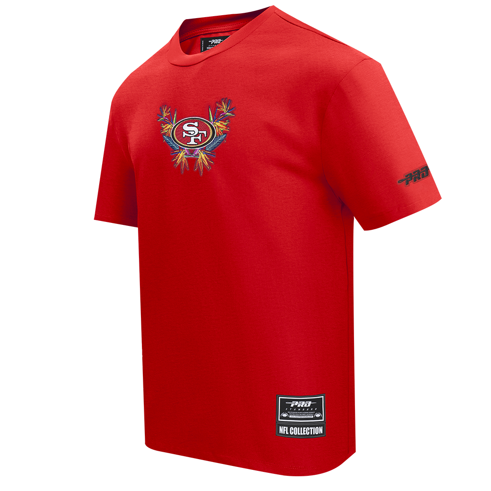 NFL SAN FRANCISCO 49ERS PARADISE T-SHIRT À MANCHES COURTES POUR HOMME (ROUGE)