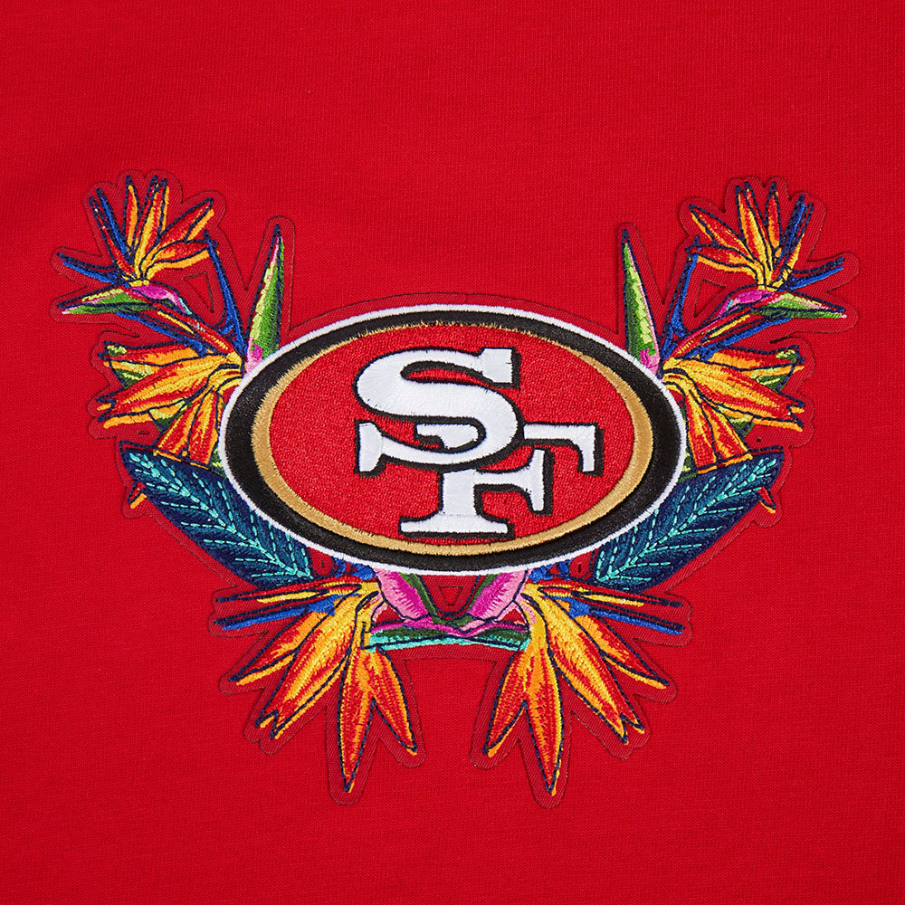 NFL SAN FRANCISCO 49ERS PARADISE T-SHIRT À MANCHES COURTES POUR HOMME (ROUGE)