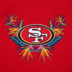 NFL SAN FRANCISCO 49ERS PARADISE T-SHIRT À MANCHES COURTES POUR HOMME (ROUGE)