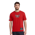 NFL SAN FRANCISCO 49ERS PARADISE T-SHIRT À MANCHES COURTES POUR HOMME (ROUGE)