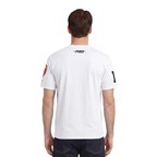 NFL SAN FRANCISCO 49ERS LETTERMAN T-SHIRT À MANCHES COURTES POUR HOMME (BLANC)