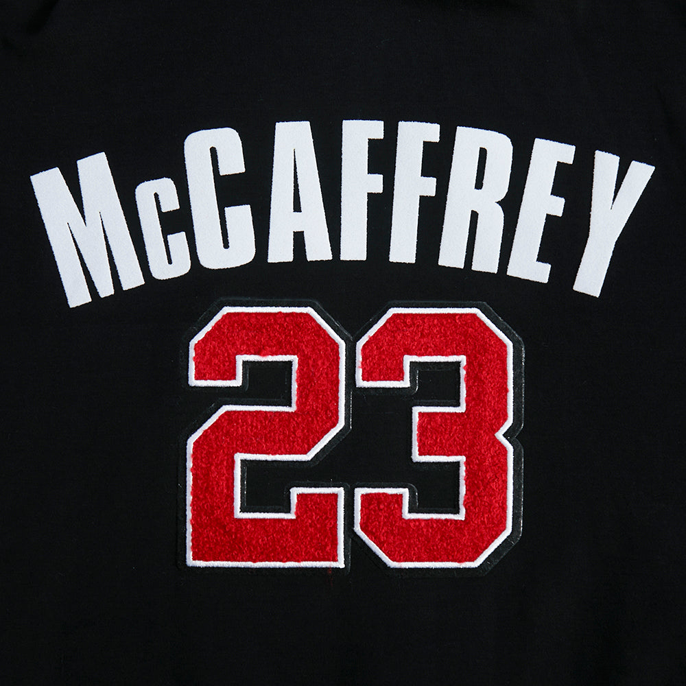 NFL SAN FRANCISCO 49ERS CHRISTIAN MCCAFFREY #23 CLASSIC PNN SS POUR HOMME (NOIR/ROUGE)