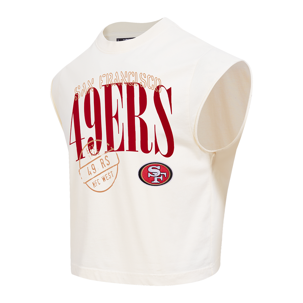 NFL SAN FRANCISCO 49ERS  MEN'S S/S TEE (EGGSHELL)