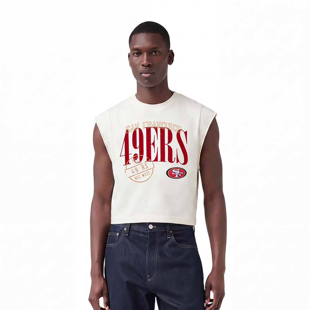 NFL SAN FRANCISCO 49ERS  MEN'S S/S TEE (EGGSHELL)