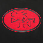 NFL SAN FRANCISCO 49ERS FIRST TEAM MEN'S RAGLAN TEE (EGGSHELL/ BLACK)