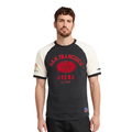 NFL SAN FRANCISCO 49ERS FIRST TEAM MEN'S RAGLAN TEE (EGGSHELL/ BLACK)