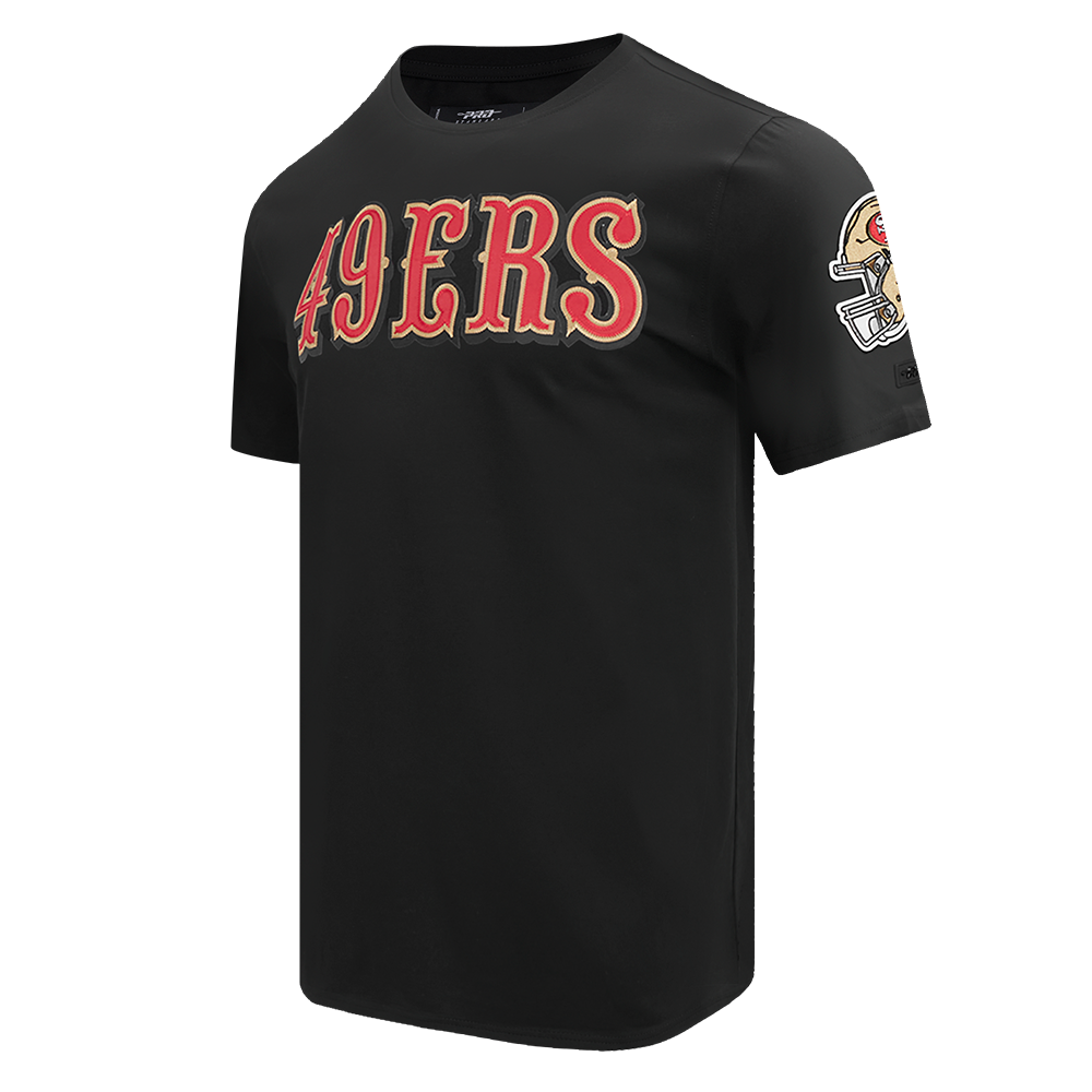NFL SAN FRANCISCO 49ERS TACKLE TWILL MEN'S TEE (BLACK)