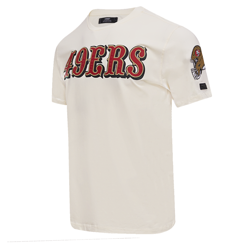 NFL SAN FRANCISCO 49ERS TACKLE TWILL MEN'S TEE (EGGSHELL)