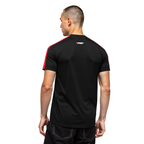 NFL SAN FRANCISCO 49ERS RETRO CLASSIC T-SHIRT À RAYURES POUR HOMME (NOIR/ROUGE)