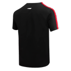 NFL SAN FRANCISCO 49ERS RETRO CLASSIC T-SHIRT À RAYURES POUR HOMME (NOIR/ROUGE)