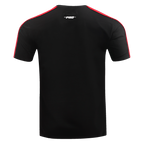 NFL SAN FRANCISCO 49ERS RETRO CLASSIC T-SHIRT À RAYURES POUR HOMME (NOIR/ROUGE)