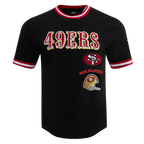 NFL SAN FRANCISCO 49ERS RETRO CLASSIC MEN'S TEE (BLACK/RED)
