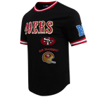 NFL SAN FRANCISCO 49ERS RETRO CLASSIC MEN'S TEE (BLACK/RED)