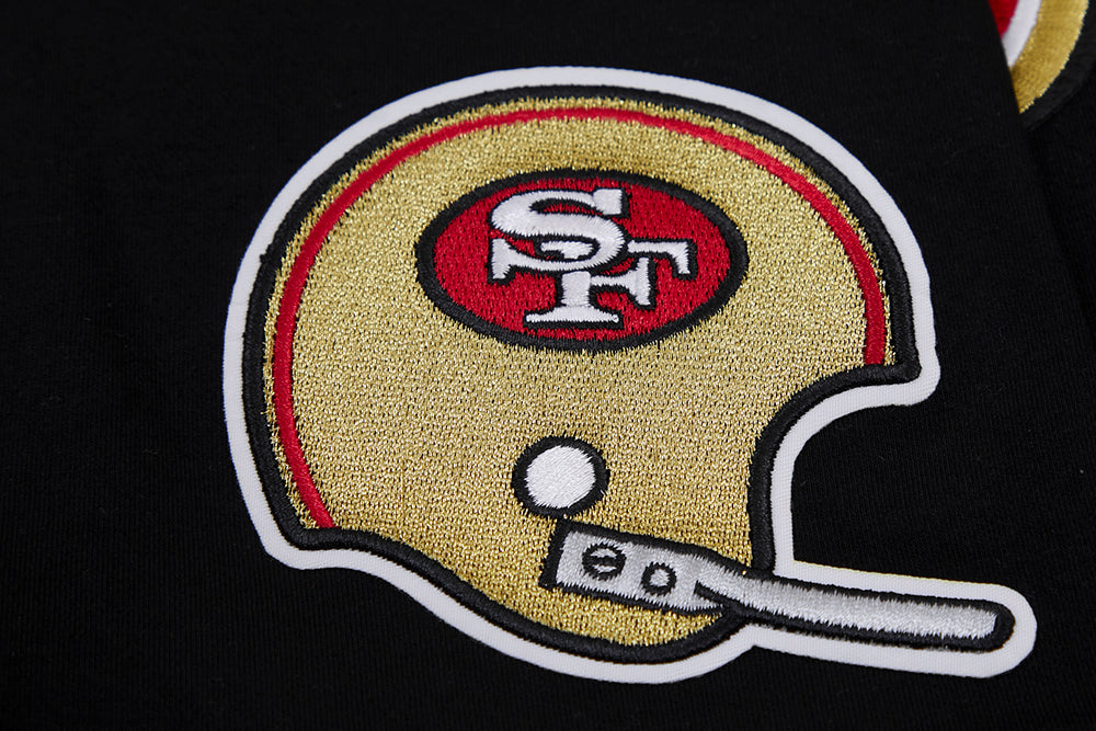NFL SAN FRANCISCO 49ERS RETRO CLASSIC MEN'S TEE (BLACK/RED)