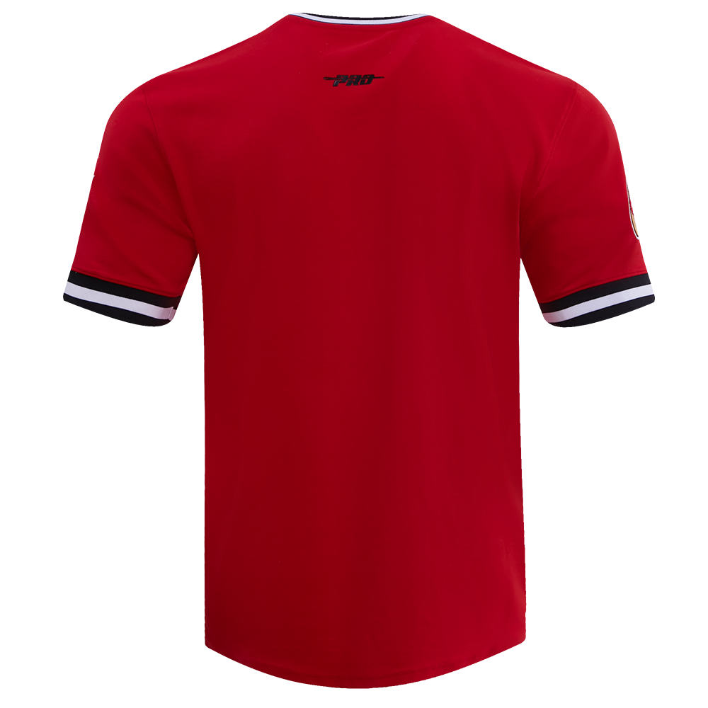 NFL SAN FRANCISCO 49ERS RETRO CLASSIC T-SHIRT POUR HOMME (ROUGE/NOIR)