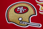 NFL SAN FRANCISCO 49ERS RETRO CLASSIC T-SHIRT POUR HOMME (ROUGE/NOIR)