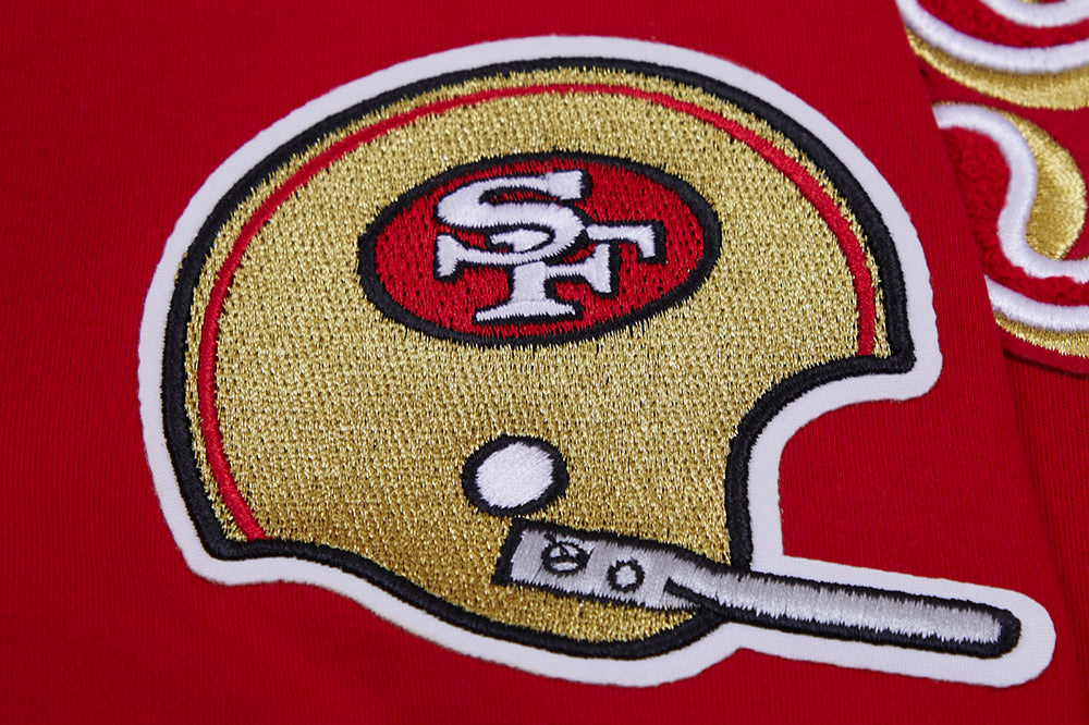 NFL SAN FRANCISCO 49ERS RETRO CLASSIC T-SHIRT POUR HOMME (ROUGE/NOIR)