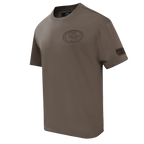 NFL SAN FRANCISCO 49ERS NEUTRAL DROP SHOULDER MEN'S TEE (DARK TAUPE)