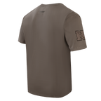 NFL SAN FRANCISCO 49ERS NEUTRAL DROP SHOULDER MEN'S TEE (DARK TAUPE)
