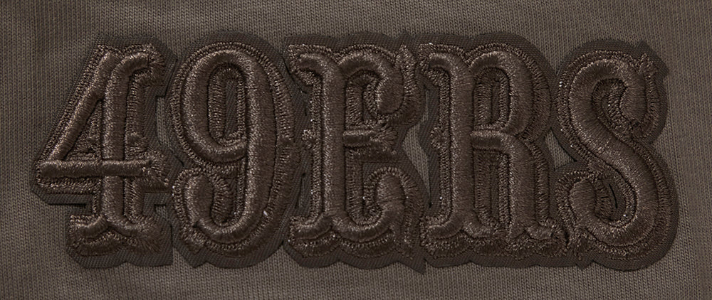 NFL SAN FRANCISCO 49ERS NEUTRAL DROP SHOULDER MEN'S TEE (DARK TAUPE)