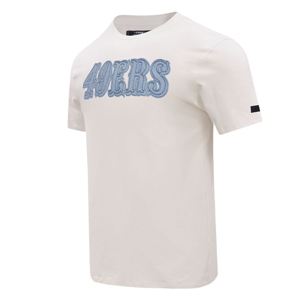 NFL SAN FRANCISCO 49ERS VARSITY BLUES MEN'S TEE (LINEN)