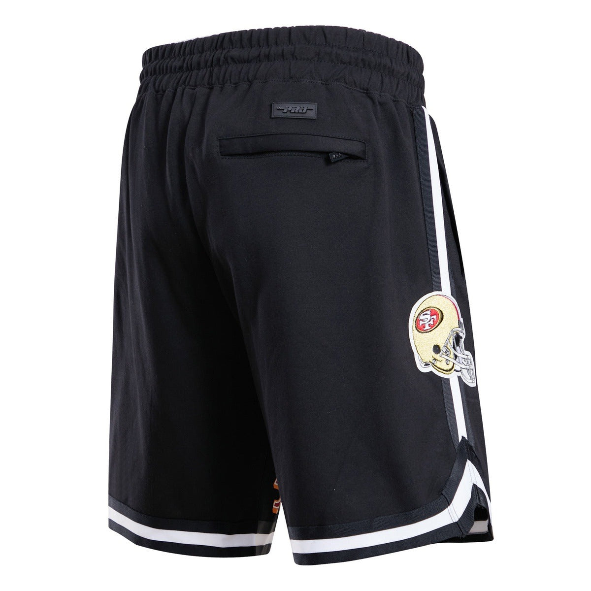 NFL SAN FRANCISCO 49ERS CLASSIC CHENILLE MEN'S SHORT (BLACK)