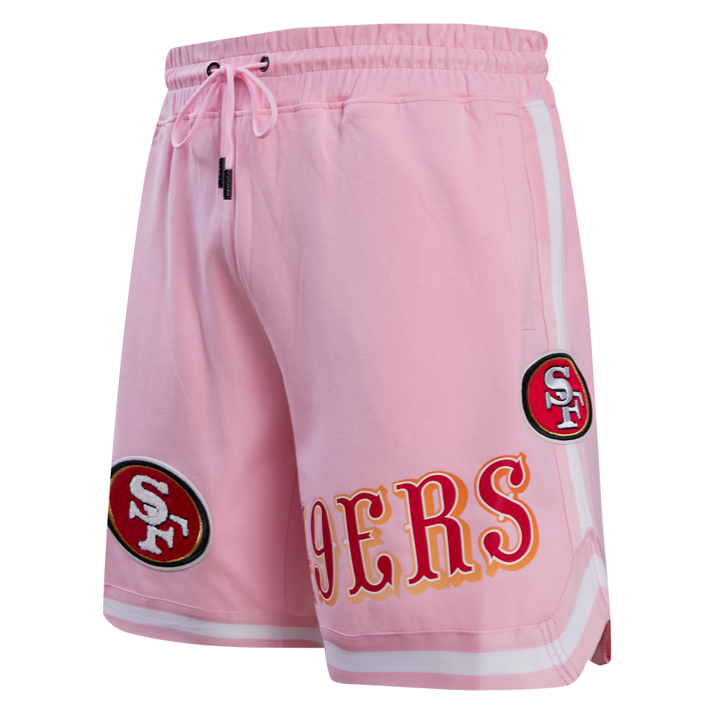NFL SAN FRANCISCO 49ERS CLASSIC CHENILLE MEN'S SHORT (PINK)