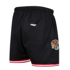 NFL SAN FRANCISCO 49ERS CLASSIC SHORT EN FILET POUR HOMME (NOIR/ROUGE)
