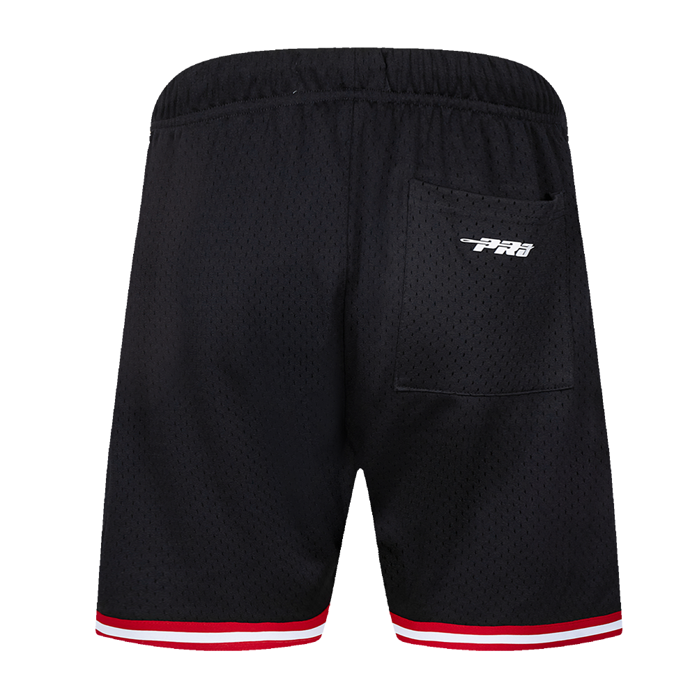NFL SAN FRANCISCO 49ERS CLASSIC SHORT EN FILET POUR HOMME (NOIR/ROUGE)