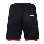 NFL SAN FRANCISCO 49ERS CLASSIC SHORT EN FILET POUR HOMME (NOIR/ROUGE)