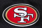 NFL SAN FRANCISCO 49ERS CLASSIC SHORT EN FILET POUR HOMME (NOIR/ROUGE)